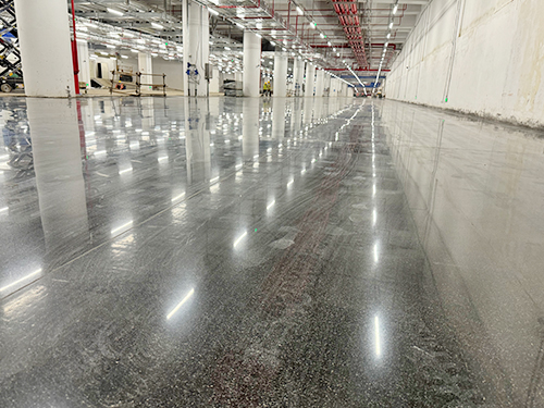 华为金刚砂固化地坪