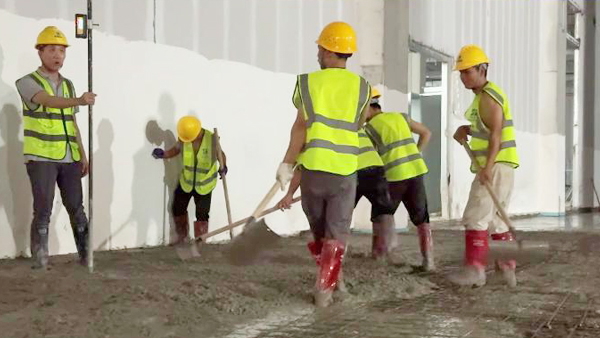 华为金刚砂耐磨地坪